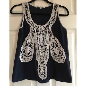 Collective Concepts Lace Pattern Blouse